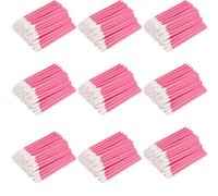 BetterJonny Lot de 900 pinceaux à lèvres - Pinceau à lèvres - Pinceau correcteur - Bâton applicateur de lèvres - Outil pour un maquillage parfait des lèvres (rose)