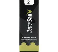 BetterSax Tenor Saxophone Jazz Cut Reeds - Strength 2.0 Pack of 5 for Superior Sound Quality, Perfect for Professional Jazz Performances, Practice Sessions, and Student Use