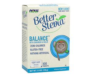 BetterStevia Balance avec chrome et inuline - 100 sachets