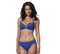 BetterU - 218 Maillot de Bain - 38/40 M - 90B - Bikini - Deux Pièces - Haut de Gamme - 100% Européen - Balconnet - Rembourré - Bonnets Mousse - Slip Taille Basse - Uni - Femme - 38/40 M - 90B