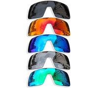 Betterun Lot de 5 verres polarisés de rechange pour lunettes de soleil Oakley Sutro OO9406/Sutro Asian Fit (AF) OO9406A, anti-rayures et résistantes aux chocs
