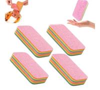 Betterware-Éponge En Microfibre 12 Couches, Éponge En Microfibre 12 Couches, Bloc Éponge En Microfibre 12 Couches Eurow For Le Nettoyage Et Le Séchage, Éponge Arc-en-ciel Absorbante Réutilisable(4pcs,