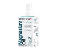 BetterYou Spray d'huile pour le corps au magnésium, source pure et naturelle de chlorure de magnésium, supplément de magnésium à vaporiser, 100 ml (600 pulvérisations)