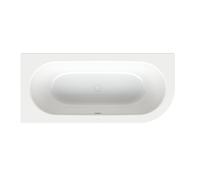 BetteStarlet IV Baignoire à encastrer, forme spéciale, 2 places, forme intérieure ovale, coin à gauche, 1750x800x420mm, 6660-000AS, Couleur: Blanc avec faux antidérapant