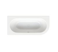 BetteStarlet IV Baignoire à encastrer, forme spéciale, 2 places, forme intérieure ovale, coin à gauche, 1650x750x420mm, 6650-000Plus, Couleur: Blanc avec Glasur Plus