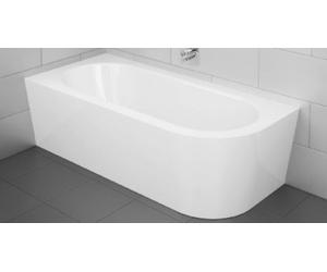 BetteStarlet IV Silhouette baignoire d'angle, semi-déplacée, coin îlot, blanc, avec vidage et trop-plein Multiplex M5, 1750x800x420mm, 6660-000CERVK+B601-901