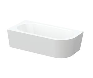 BetteStarlet IV Silhouette baignoires d'angle, semi-indépendante, coin gauche, 1950x950x420mm, 6677-000CERVK, Couleur: Blanc