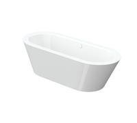 BetteStarlet Ovale Silhouette Baignoire îlot, à poser, ovale, 2 places, 1850x850x420mm, 2740-000CFXXK,AS, Couleur: Blanc avec faux antidérapant