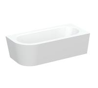 BetteStarlet V Silhouette Baignoires d'angle, semi-indépendante, coin droit, 1850x850x420mm, 6700-000CELVK,AS, Couleur: Blanc avec faux antidérapant