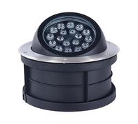 bettght Spot LED de sol à angle d'éclairage réglable, éclairage de sol étanche IP67, éclairage focalisé utilisé for éclairer les murs en pierre et les palmiers(Red,15W(85~265V))