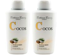 Bettina Barty Coco Main & Lotion Corps 2 X 500ml -feuchtigkeitsspendend