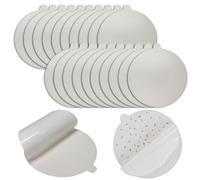 Bettli Lot de 20 pièges à puces pour piège à moustiques - Piège à puces - Autocollant circulaire - Piège à puces - Piège à puces - Autocollant de rechange - Blanc