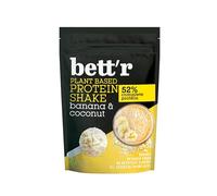 Bett'r BIO Protein Shake Banane et Noix de Coco-Bio, Vegan, Sans Gluten, Sans Soja et Sans Produits Laitiers - 450g