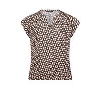 Betty Barclay Chemisier bleu foncé / marron, Taille M