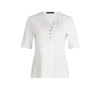 Betty Barclay Damen T-Shirt Basique à Boutons Blanc 38