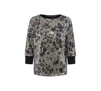 Betty Barclay T-shirt noir / argent, Taille S