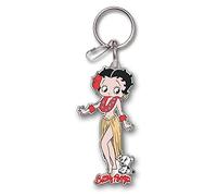 Betty Boop Aloha Porte Clés en émail - Porte Clés - Fabriqué aux USA