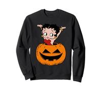 Betty Boop dans Evil Pumpkin Halloween Sweatshirt