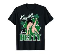 Betty Boop Embrasse-moi, je suis la fête de Betty St Patrick T-Shirt