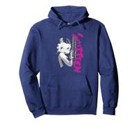 Betty Boop Glamour Smiten Sweat à Capuche, Unisexe pour Adultes, Bleu Marine, S