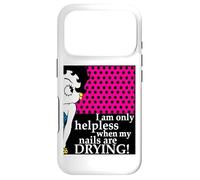 Betty Boop Je ne suis impuissante Que Lorsque Mes Ongles sèchent Coque pour iPhone 17 Pro