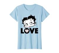 Betty Boop Love Face Cœur à pois T-Shirt