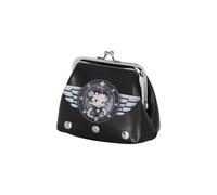 Betty Boop Motor Love-Porte-Monnaie Clic Clac, Noir, 10 x 7 cm