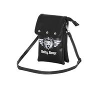 Betty Boop Motor Love-Sac pour Téléphone Portable, Noir, 12 x 20 cm