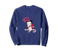 Betty Boop PAPL3164 Figurine Officielle Candy Cane Graphic Sweatshirt