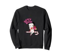 Betty Boop PAPL3164 Sucre d'orge de Noël Sweatshirt