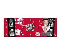 Betty Boop - Pendule Rectangle Robe Blanche 57 CM