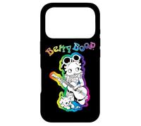 Betty Boop Poussin de Guitare Hippie années 70 Coque pour iPhone 17 Pro