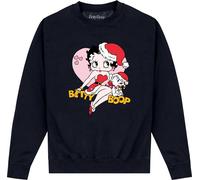 Betty Boop - Sweat-shirt pour homme/femme unie PN545 (3XL) (Noir)