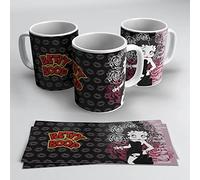 Betty Boop Tasse cadeau pour les fans de la plus célèbre fille flapper - Cadeau Tasse Betty Boop Merch | 320 ml (Betty Boop - bisous)