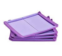 Betty Bossi 2078124 Moule pour Mini-roulades (Lot de 4) en Violet, silicone