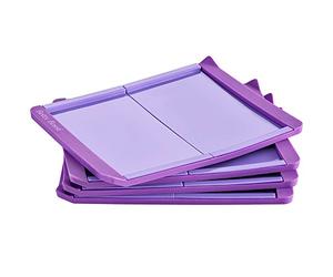 Betty Bossi 2078124 Moule pour Mini-roulades (Lot de 4) en Violet, silicone