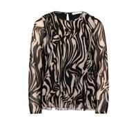 Betty & Co 8956/3157 Blouse, Naturel/Noir, 48 Femmes