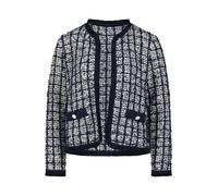 Betty & Co Cardigan bleu / blanc, Taille XL