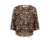 Betty & Co Chemisier marron / noir / blanc, Taille M