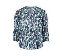Betty & Co Damen Tunique à imprimé Dark Blue/Petrol 48
