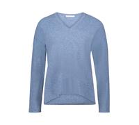 Betty & Co Pull-over bleu chiné, Taille XXXL