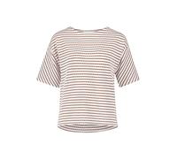 Betty & Co Pull-over marron / blanc, Taille XXXL