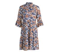 Betty & Co Robe crème / bleu / caramel, Taille 44