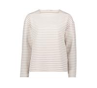 Betty & Co Sweat-shirt camel / blanc, Taille XXL