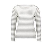 Betty & Co T-shirt gris chiné / blanc perle, Taille XL