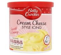 Betty Crocker Cream Cheese Style Icing 425 g - Crème au fromage pour gâteau