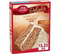 Betty Crocker Delights Supaer Lot de 3 boîtes de mélange de carottes humides 432 g