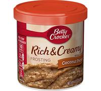 Betty Crocker Glaçage riche et crémeux sans gluten à la noix de coco et aux noix de pécan, 449,4 g.