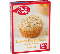 Betty Crocker Lemon Poppy Seed Muffin & Quick Bread Mix, 14.5 oz Box
