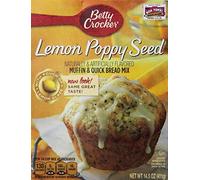 Betty Crocker Lemon Poppy Seed Muffin & Quick Bread Mix 14.5 Oz (Pack of 2) by Betty Crocker